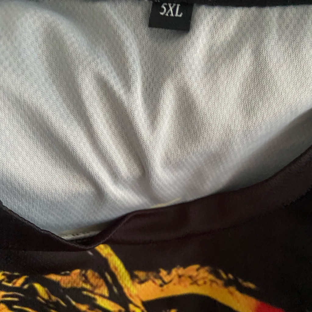 Black With Multicolor Imprint